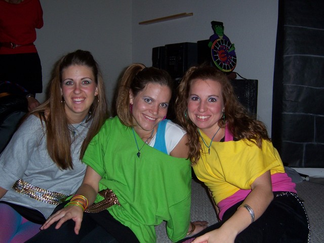 80's relived! Stefanie, Mandy and I
